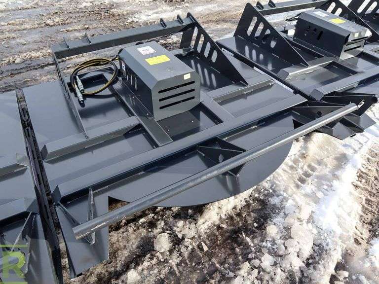 New JCT Hydraulic 72" Brush Mowing Attachment to Fit Skid Steer Loader