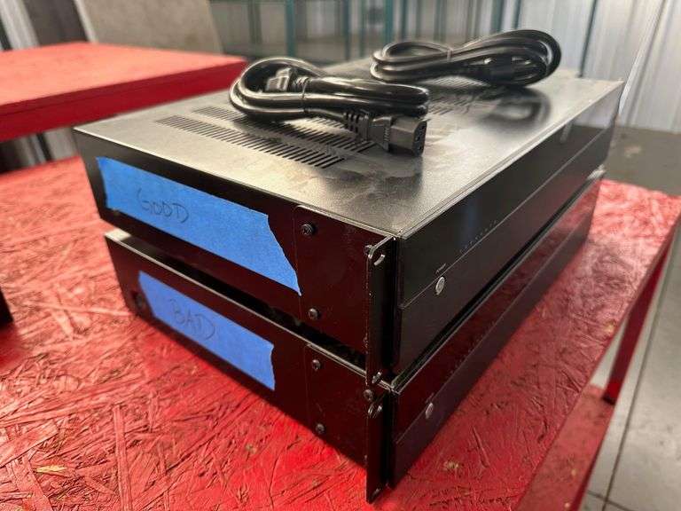 Episode EA-AMP-8D-70A and EA-AMP-12D-70A Digital Amplifiers (12-Channel Unit Needs Repair) - Roller Auctions