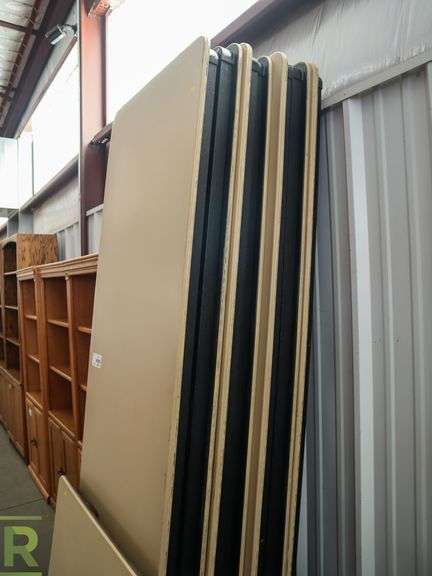 (7) 8' Folding Tables and (1) 3' Folding Table - Roller Auctions
