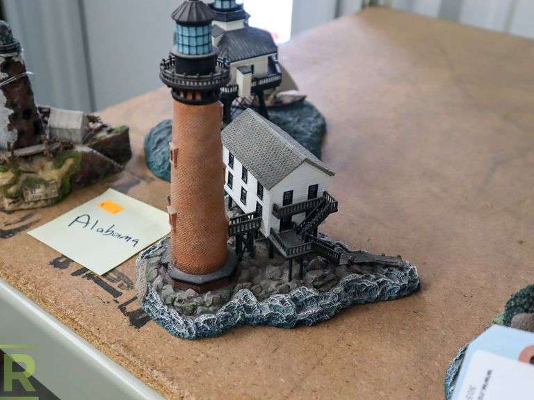 (3) Harbour Lights Collectable Lighthouses, Alabama - Roller Auctions