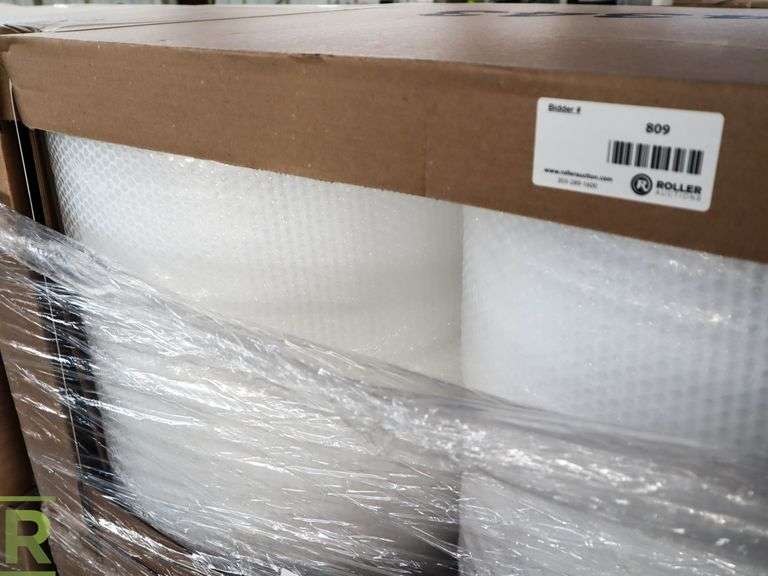 Pallet of (16) New Rolls of Bubble Wrap Perforated Every 12", 20' Roll, 3/16" x 12" Wide - Roller Auctions