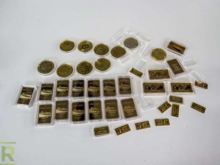Bag Of Commemorative Tokens - Roller Auctions