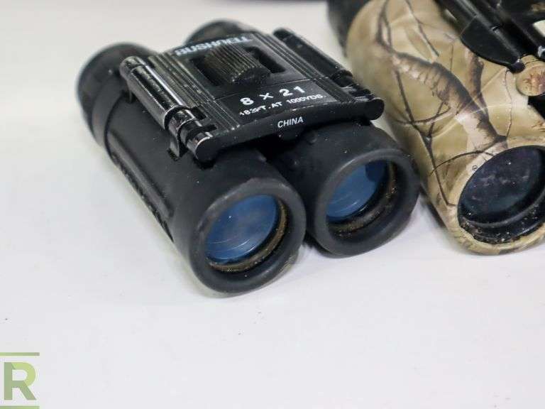Bushnell 8x21, Celestron 12x25 And Nikon 10x25 Binoculars - Roller Auctions