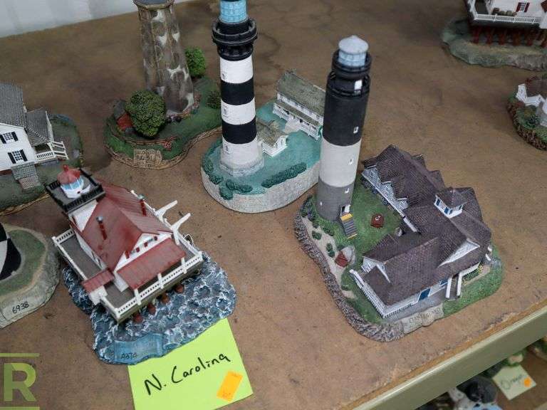(7) Harbour Lights Collectable Lighthouses, North Carolina - Roller Auctions