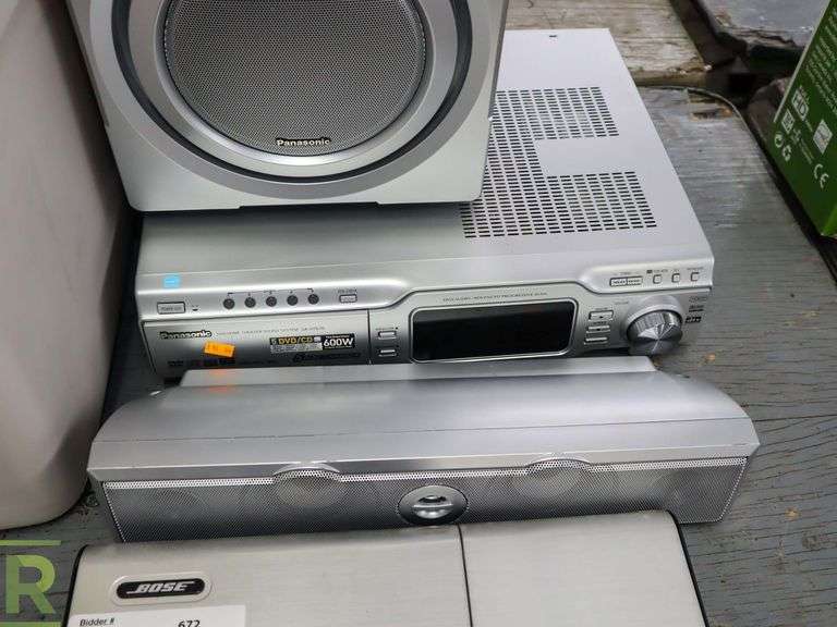 Panasonic SA-HT670 5.1 Home Theater Sound System and Bose Lifestyle Model 5 CD Player - Roller Auctions