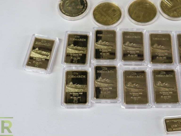 Bag Of Commemorative Tokens - Roller Auctions