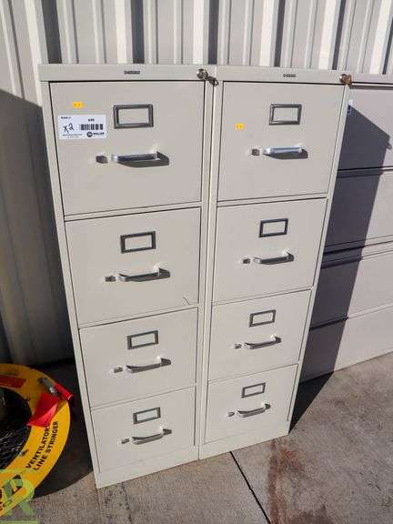 (2) Letter File Cabinets - Roller Auctions