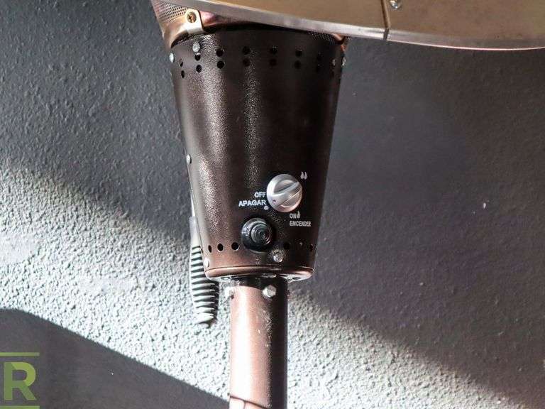 Hampton Bay 2003518 Propane Patio Heater, With Propane Tank Roller