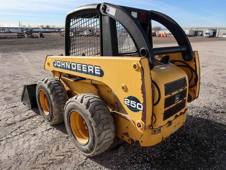 2000 John Deere 250 Skid Steer Loader Roller Auctions