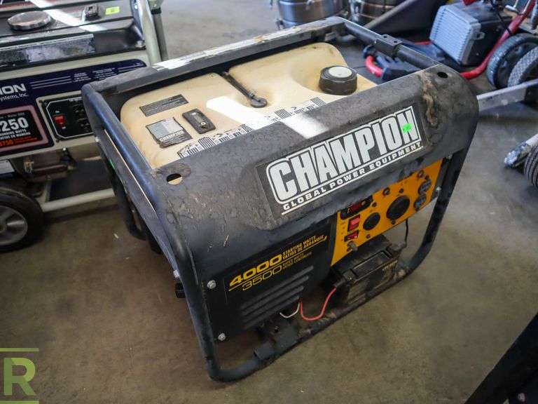 Champion Power Equipment 46539 4000W Generator, Gas, Roller Unable to