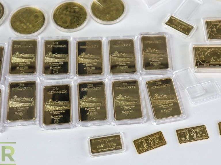 Bag Of Commemorative Tokens - Roller Auctions