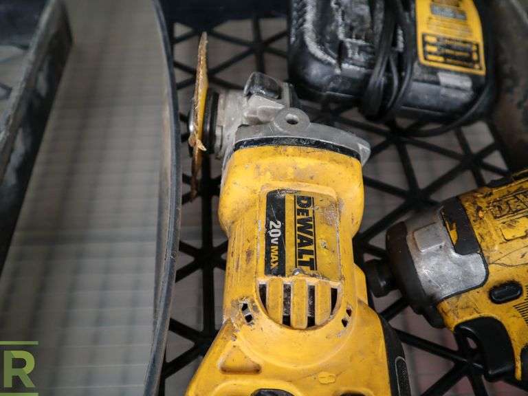 DeWalt DCG412 20V Cordless Grinder and DCF887 Impact Driver With Batteries and Charger - Roller Auctions