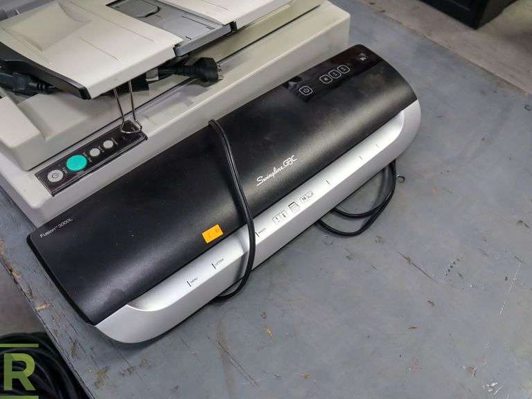 Fujitsu Fi-6770A Scanner / Printer and Swingline Fusion 3000L Laminator - Roller Auctions