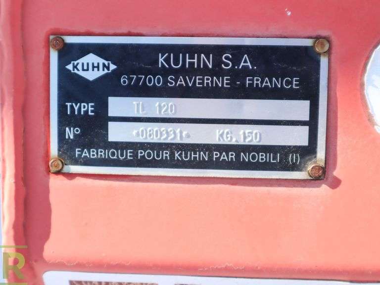 Kuhn TL120 4' Flail Shredder Mower, 3-PT, PTO - Roller Auctions
