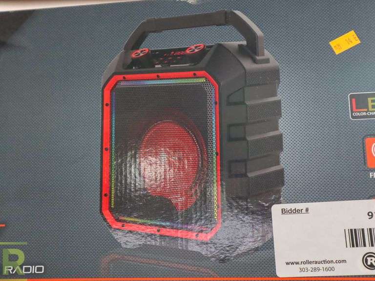 Blackweb 1904A Portable 40-Watt Bluetooth Party Speakers - Roller Auctions