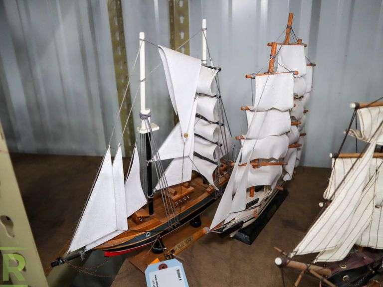(2) Collectable Ships - Roller Auctions