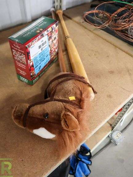 Puzzle, Baseball Bat and Toy Horse - Roller Auctions