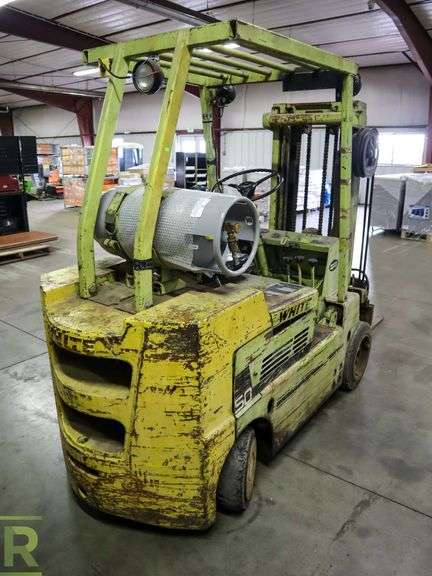 White 50 5,000 Lb. Forklift - Roller Auctions