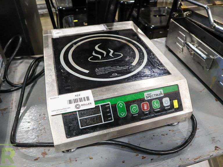 Winco Spectrum Winco E1CS-34 Spectrum Commercial Induction Cooker - Roller Auctions