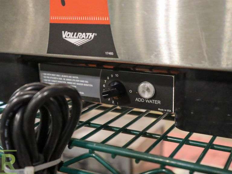(2) Vollrath 1001 Food Warmers Roller Auctions