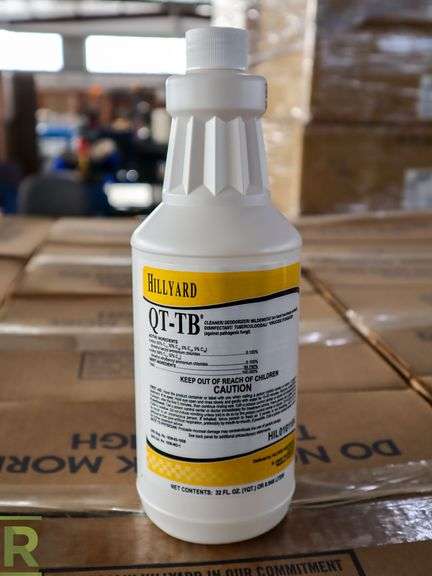 Pallet of Hillyard QT-TB Cleaner / Deodorizer, Expired 9-2020 - Roller Auctions