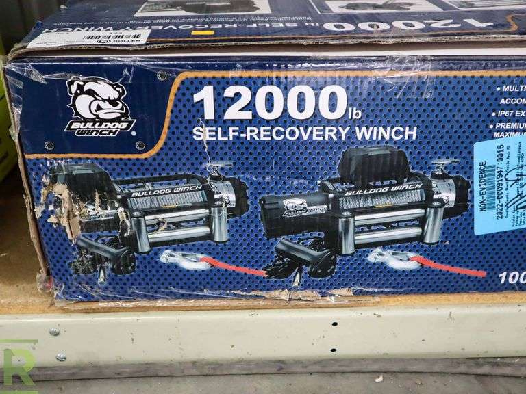 Bulldog 10043 12,000-Lb Recovery Winch - Roller Auctions