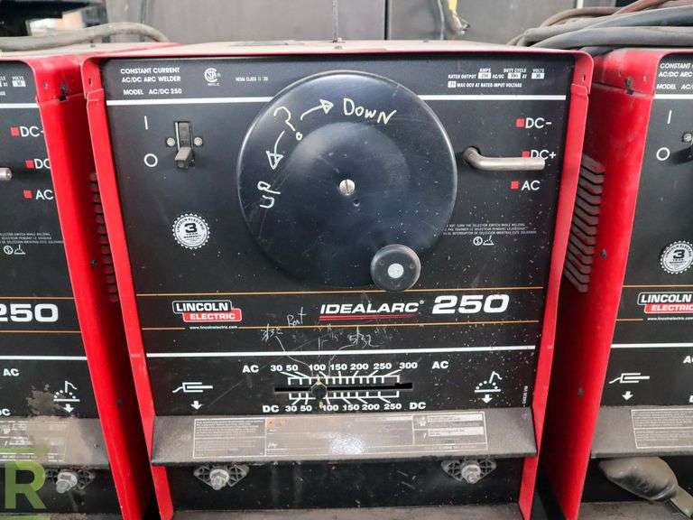 Lincoln Electrical Ideal Arc AC/DC 250 Arc Welder, 208-460V, 3PH - Roller Auctions
