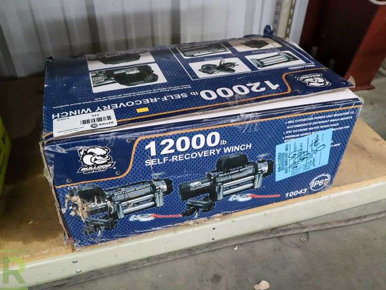 Bulldog 10043 12,000-Lb Recovery Winch - Roller Auctions