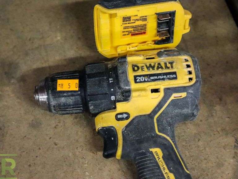 (2) DeWalt DCD708 1/2" Cordless Drills and DCS354 Multi Tool, 20V - Roller Auctions