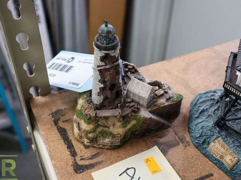 (3) Harbour Lights Collectable Lighthouses, Alabama - Roller Auctions