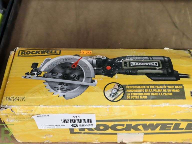 Rockwell RK3441K 4.5" Compact Circular Saw - Roller Auctions