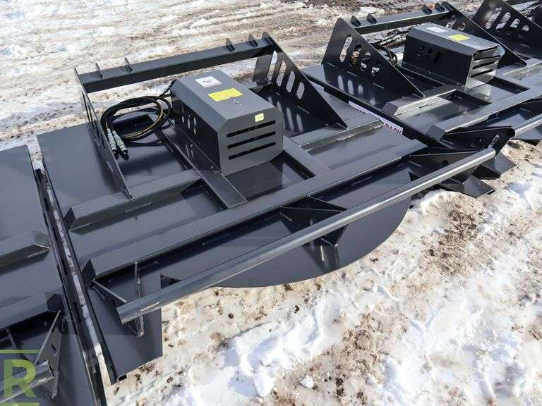 New JCT Hydraulic 72" Brush Mowing Attachment to Fit Skid Steer Loader