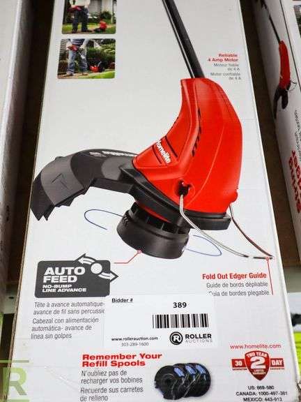 Homelite 13" Electric String Trimmer / Edger - Roller Auctions