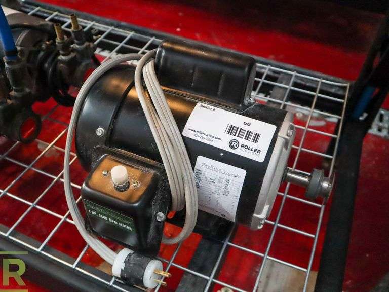 Smith and Jones Electric Motor, 1800 RPM, 115V, 1Hp Roller Auctions