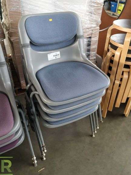 (4) Stacking Chairs - Roller Auctions