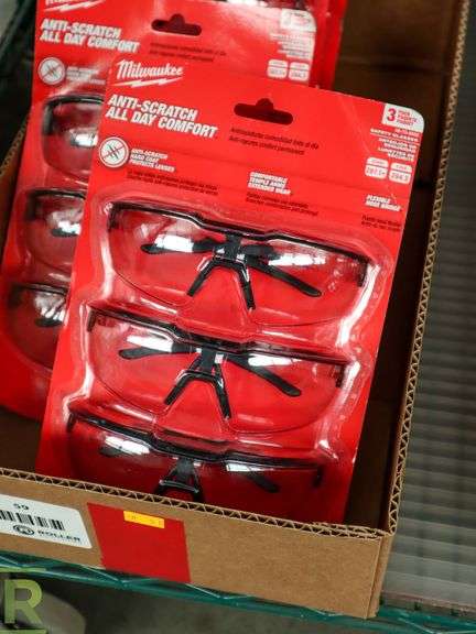 Tray of Milwaukee Safety Glasses; 48-73-2052 - Roller Auctions