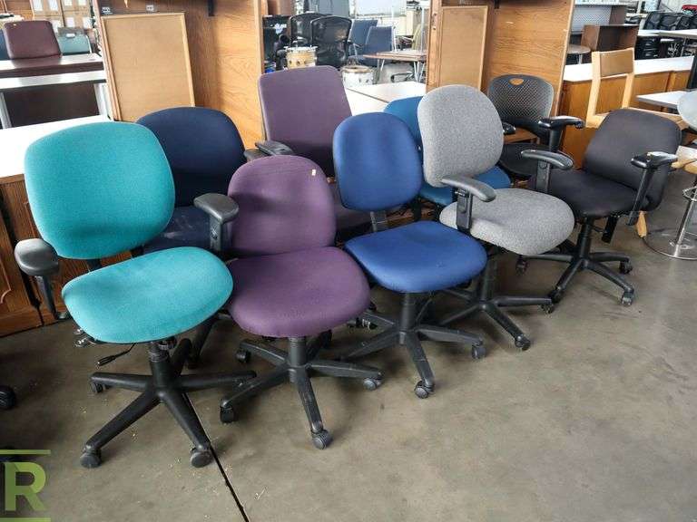 (9) Office Chairs - Roller Auctions