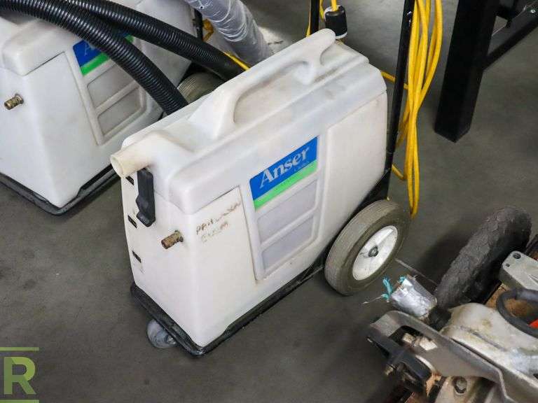 (2) Answer Castex Carpet Shampoo Systems With Hoses - Roller Auctions