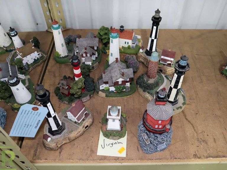 (9) Harbour Lights Collectable Lighthouses, Virginia - Roller Auctions