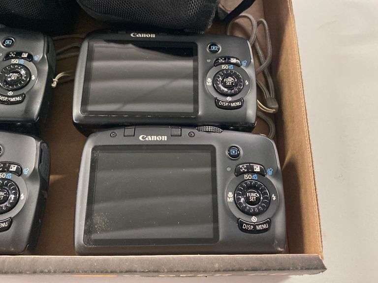Tray Of (4) Canon Powershot SX120 Digital Camera’s With Cases - Roller Auctions