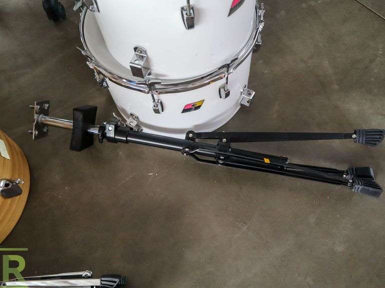 (2) Kitching Educational Tom Drums and Stand - Roller Auctions