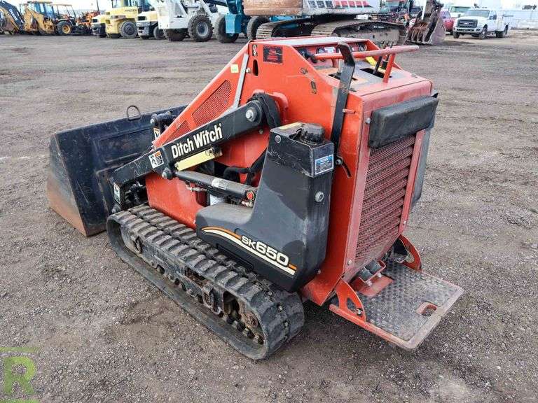 2011 Ditch Witch SK650 Mini Skid Steer Roller Auctions