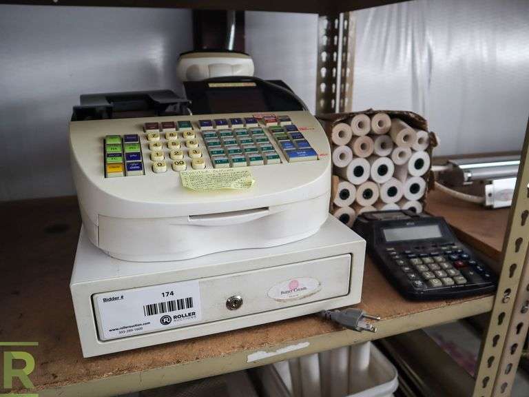 Royal Alpha 710Ml Cash Register With Calculator And Paper Rolls