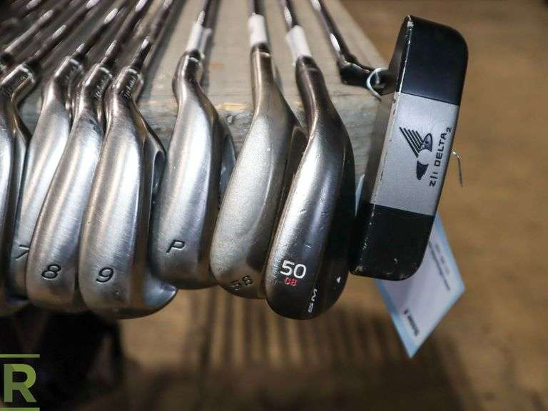 Taylor Made R11 Driver, R9 3 & 5 Fairway Woods, Rac Iron Set 3PW, 50