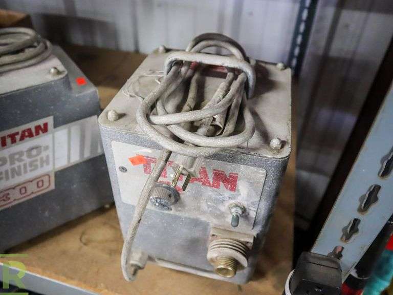 (2) Titan ProFinish 300 Paint Sprayers Roller Auctions