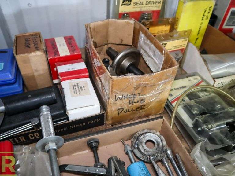 Shelf of Automotive Tools Roller Auctions