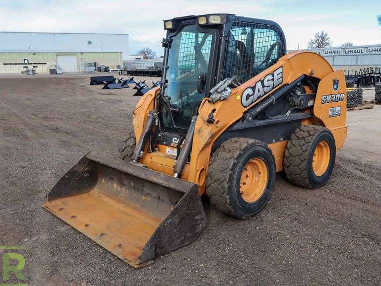 2015 Case SV300 Skid Steer Loader Roller Auctions