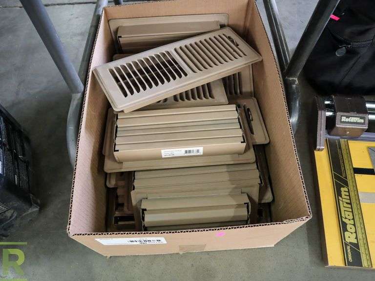 Box of A/C Register Covers Roller Auctions