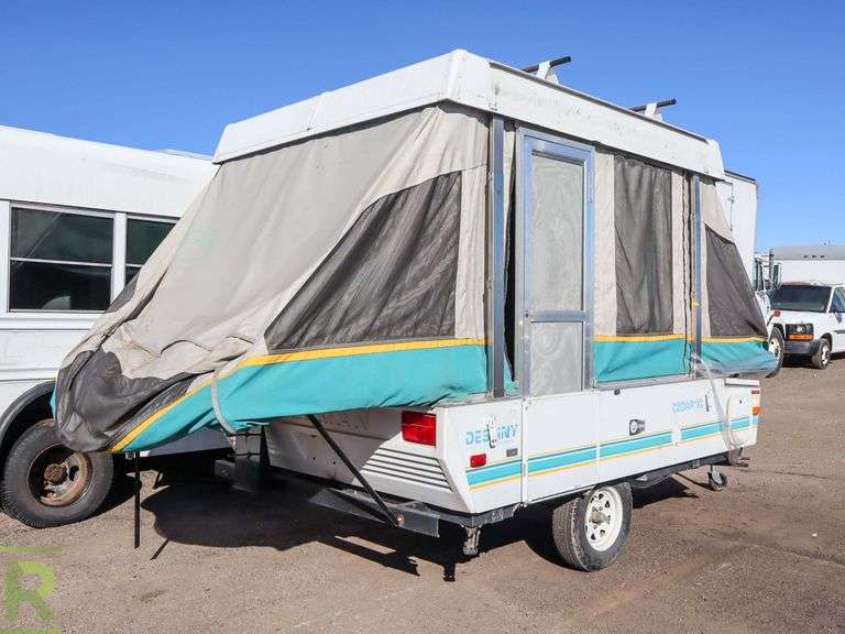 1994 FLEETWOOD Destiny Cedar XL Popup Camper Roller Auctions