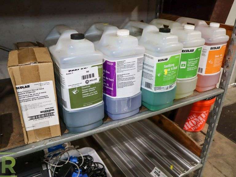 Ecolab Cleaning Supply Roller Auctions